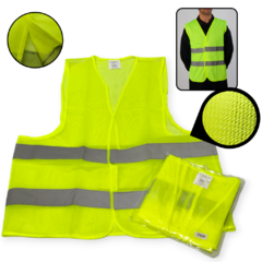Chaleco Reflectivo Fluo Reglamentario Auto Moto - comprar online