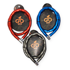 Linga cadena candado moto bici con llave GRANDE COLORES - comprar online