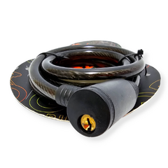 Linga cadena candado moto bici con llave negro - pachos
