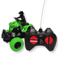 Juguete Auto Cuatriciclo Moto Infantil Control Remoto Juego - pachos