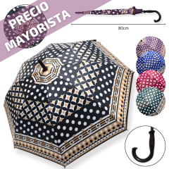 paraguas largo reforzado jaspeado coloridos Regaleria