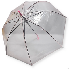 Paraguas Infantil Largo Transparente Unisex Reforzado - tienda online