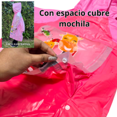 Piloto Infantil Exapandible Cubre Mochila Impermeable - comprar online