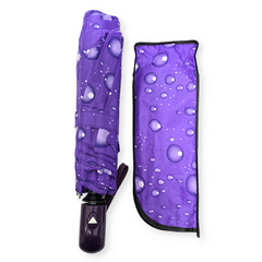 Paraguas Corto Mini semi Automático Gotas Reforzado Lluvia - tienda online