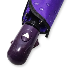 Paraguas Corto Mini semi Automático Gotas Reforzado Lluvia