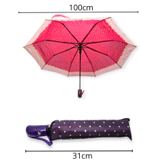 Paraguas Corto Mini semi Automático Lunar Reforzado Lluvia en internet