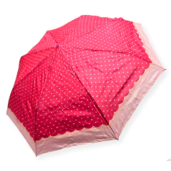 Imagen de Paraguas Corto Mini semi Automático Lunar Reforzado Lluvia