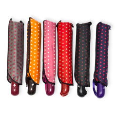 Paraguas Corto Mini semi Automático Reforzado Lluvia - comprar online