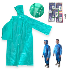 Piloto Adulto descartable Impermeable Lluvia Capa Capucha Plegable - comprar online