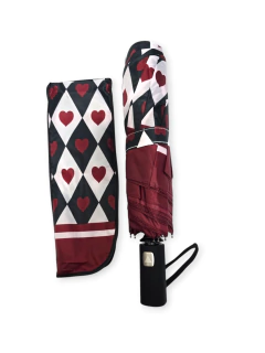 Paraguas Corto Mini semi Automático Reforzado Rombos