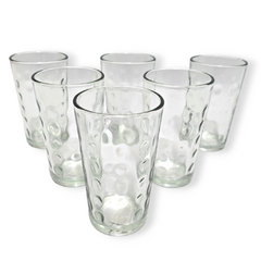 Vasos Vidrio Alto irupé Agua Jugo durax X6 Unidades Bazar - comprar online