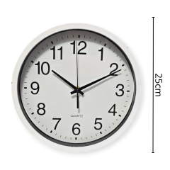 Reloj Pared Redondo 25cm Clasico Deco Decoracion Hogar en internet
