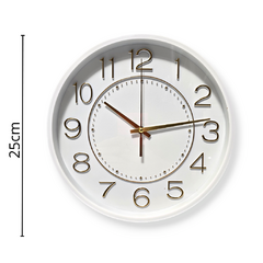 Reloj Pared Relieve Detalle Dorado Decoracion Hogar en internet