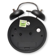 Imagen de Reloj Despertador Metal Campana Analógico Deco
