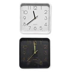 Reloj Pared Clásico analógico cuadrado deco Hogar Relojes en internet