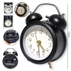 Reloj Despertador Metal Campana Analógico Deco - comprar online