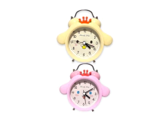 RELOJ DESPERTADOR PLASTICO 2 COLORES CON LUZ A PILA 10CM - tienda online