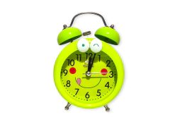 Reloj Despertador Metal Circular Analógico Deco Hogar - tienda online