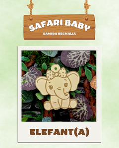 *PRONTA-ENTREGA* Etiquetas Safari Baby - Samira Begnalia