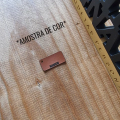 *PRONTA-ENTREGA* Placa REDONDA Couro Sintético + Botão Imantado 18mm DOURADO na internet