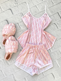 Set Dior pink satén