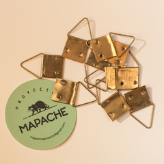 Imagen de Pack Soporte Triángulos Bronceados