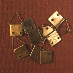 Pack Soporte Triángulos Bronceados