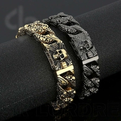 Pulseira Masculina Aço Inox Viking Gingle - Pulseiras e Acessórios Masculino | Sr Lordre