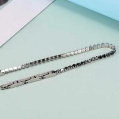 Pulseira Masculina Havana Zircônia Aço Inox Luxo - Pulseiras e Acessórios Masculino | Sr Lordre