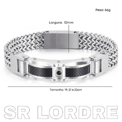 Pulseira Masculina Conquista Aço Inox Premium - Pulseiras e Acessórios Masculino | Sr Lordre