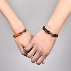 Pulseira Masculina Capitão Vintage de Couro