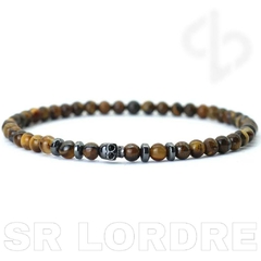 Imagem do Pulseira de Pedra Natural Masculina Roch 4mm