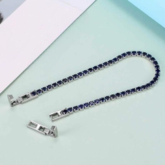 Imagem do Pulseira Masculina Havana Zircônia Aço Inox Luxo