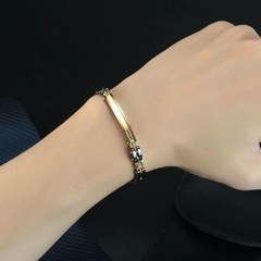 Pulseira Masculina Sénior Cerâmica Aço Inoxidavel Luxo