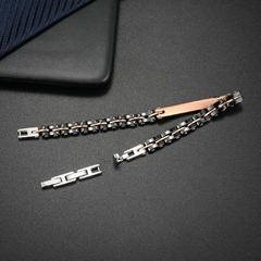 Pulseira Masculina Sénior Cerâmica Aço Inoxidavel Luxo na internet