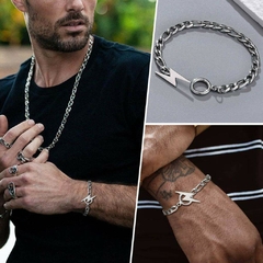 Pulseira Masculina Raio Aço Inox Premium - Pulseiras e Acessórios Masculino | Sr Lordre