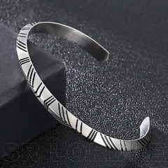 Bracelete Masculino Aço Inox Tribals