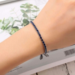 Pulseira Masculina Havana Zircônia Aço Inox Luxo - comprar online