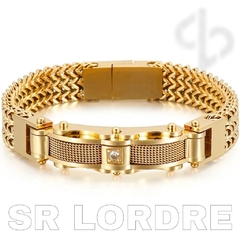 Pulseira Masculina Conquista Aço Inox Premium