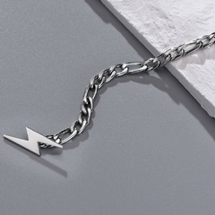Pulseira Masculina Raio Aço Inox Premium - loja online
