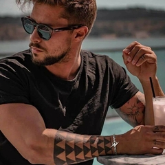 Pulseira Masculina Raio Aço Inox Premium - comprar online