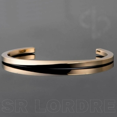 Bracelete Masculino Aço Inox Torcido Premium na internet