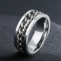 Anel Masculino Giratório Aço inoxidável - Pulseiras e Acessórios Masculino | Sr Lordre