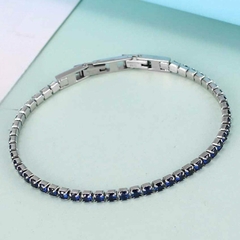 Pulseira Masculina Havana Zircônia Aço Inox Luxo na internet