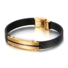 Pulseira Masculina Casual de Couro Linha Premium - loja online