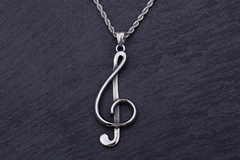 CORDÃO NOTA MUSICAL PREMIUM AÇO INOX na internet