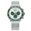 Relógio Masculino Grille Prata Quartzo Premium