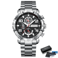 RELÓGIO MASCULINO MASTER AÇO INOX PREMIUM - loja online