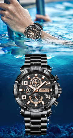 RELÓGIO MASCULINO MASTER AÇO INOX PREMIUM - Pulseiras e Acessórios Masculino | Sr Lordre