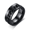 Anel Masculino Romano Aço Inox 8mm